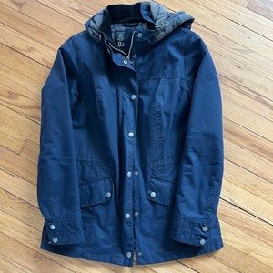 Blue Barbour Waxed Jacket Size 6